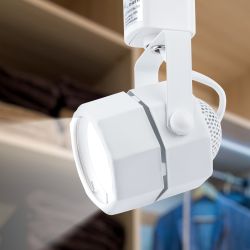 Трековый светильник однофазный ЭРА TR9-GU10 WH под лампу GU10 белый