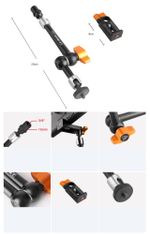 E-IMAGE EI-A55 9" Articulating Arm w/QRP Кронштейн шарнирный со съемной площадкой