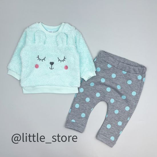 Комплект "Пушистая зайка" ментол