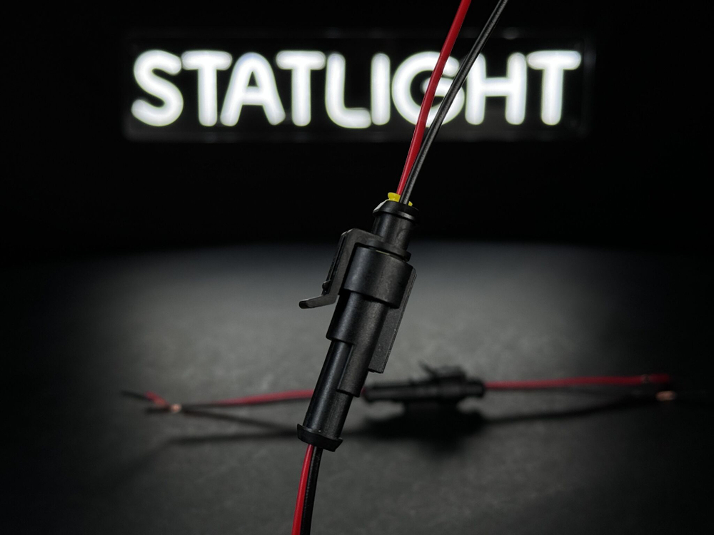 Разъем автомобильный двухконтактный герметичный влагозащищенный, папа + мама (комплект 5 шт)