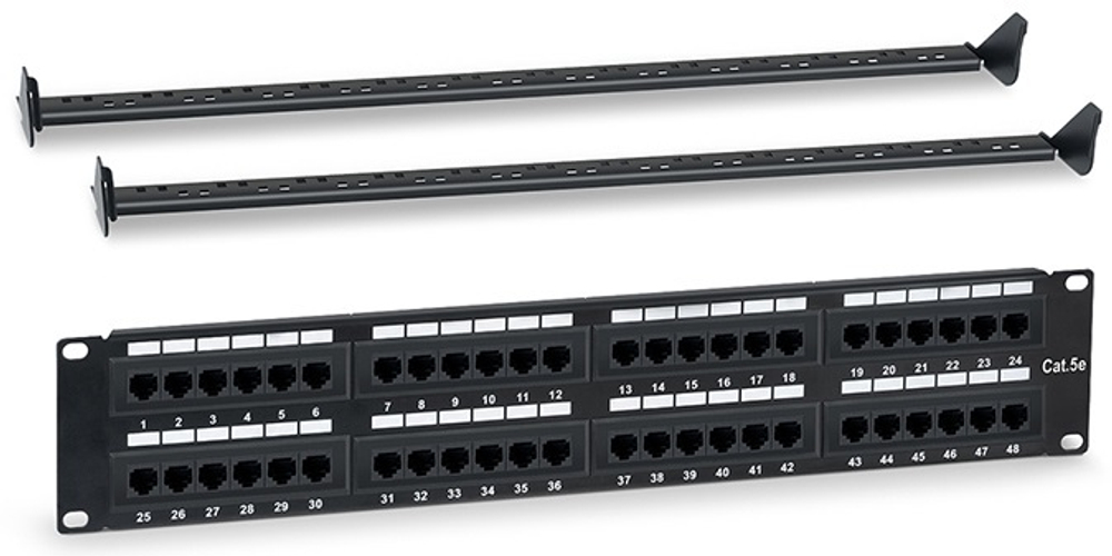 Патч-панель  WRLine WR-PL-48-C5E-D