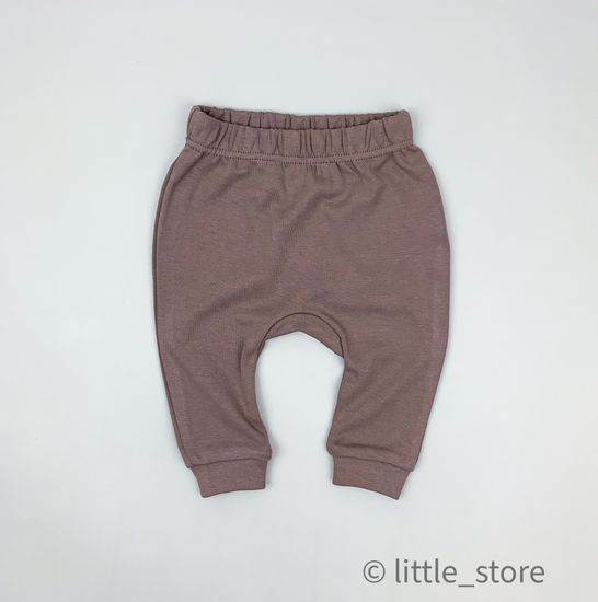 Штанишки хлопковые Basic Какао
