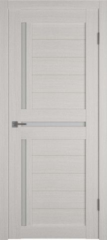 Межкомнатная дверь экошпон VFD (ВФД) Atum 16 Bianco стекло White Cloud