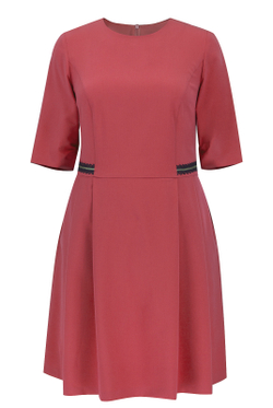 Повседневное платье 1095А, красный #175Кра051095А