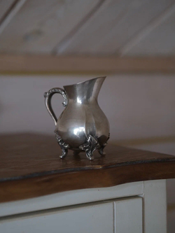 Сливочник посеребрённый