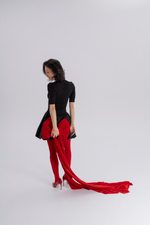 Вечернее мини платье баллон праздничное