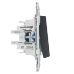 Выключатель проходной 1-кл. SKANDY 10А SK-V02G графит IEK SK-V12-0-10-K53