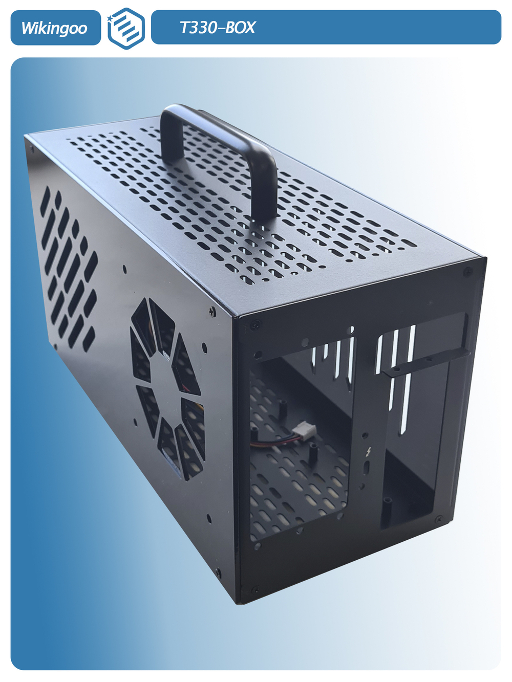 Внешний корпус для видеокарты Wikingoo T330, EGPU, корпус.