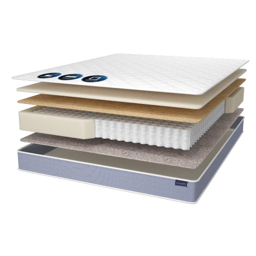 Матрас BuyActive, 19 см, жесткость высокая, независимые пружины