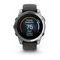 Умные часы Garmin Fenix E, 47 мм, AMOLED, stainless steel with a black silicone band