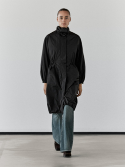 Massimo Dutti Парка со съемным внутренним жилетом и водоотталкивающей пропиткой, черный