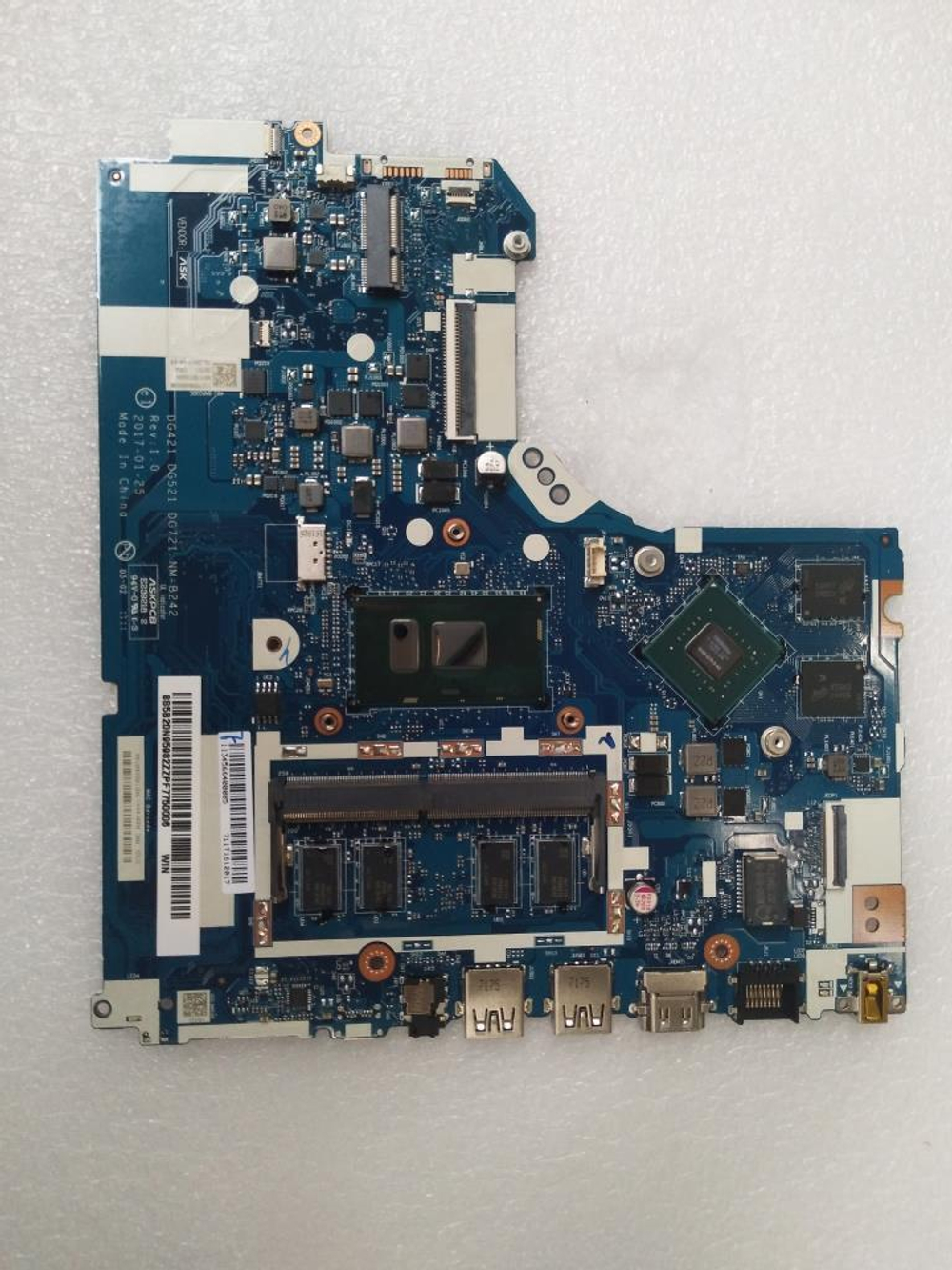 Материнская плата для ноутбука Lenovo ideapad 320-17IKB NM-B24 intel core I3-7100U 940MX 4G 4G NFP WIN (5B20N95982), оригинал