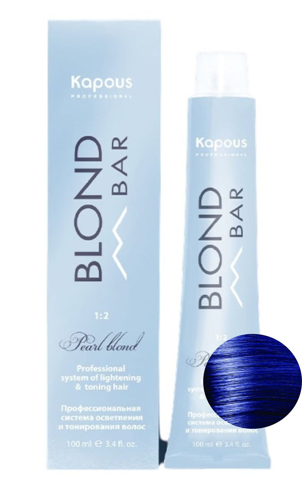 Крем-краска "Blond Bar" Корректор 07 синий 100 мл