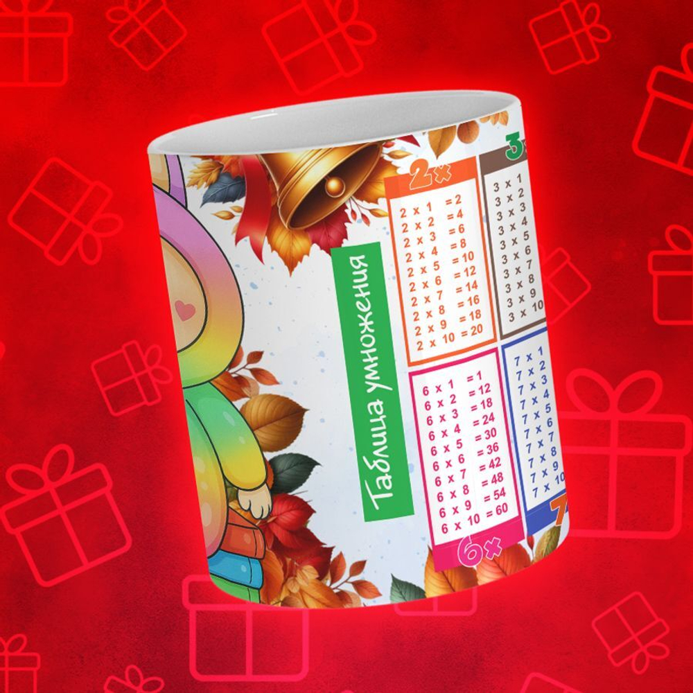 Лабубу с таблицей умножения