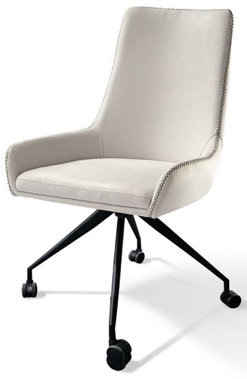 Стул на колесиках Diane белый Испания 