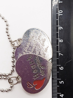 Парные кулоны для влюбленных "Сердце для тебя".