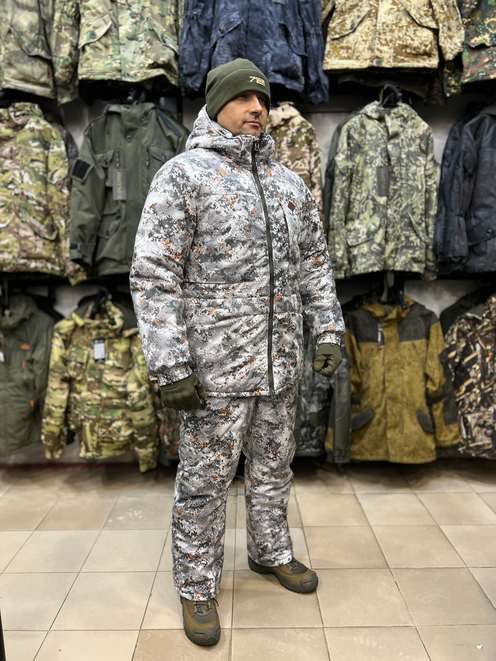 Зимний костюм Taygerr Егерь –45 °C, белый камуфляж, Алова