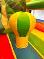 Коммерческий надувной батут с крышей "Динозаврики" 5*4*4 м