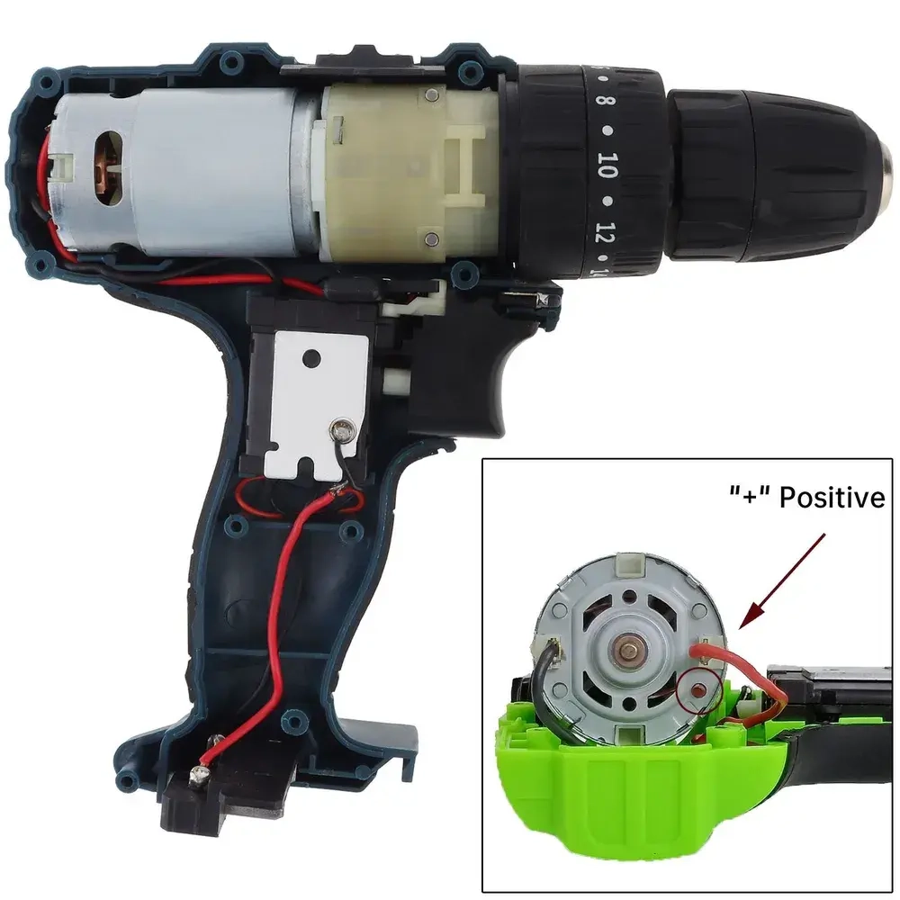 RS550 15 зубьев (10,2 х 7,8 мм) DC10.8V 25000RPM микро мотор высокоскоростной замена для литиевой электрической дрели / аккумуляторная отвертка / DIY инструменты