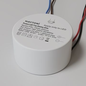 Источник питания PSL-TR40-300mA 12W белый IP54 Triac Мaytoni