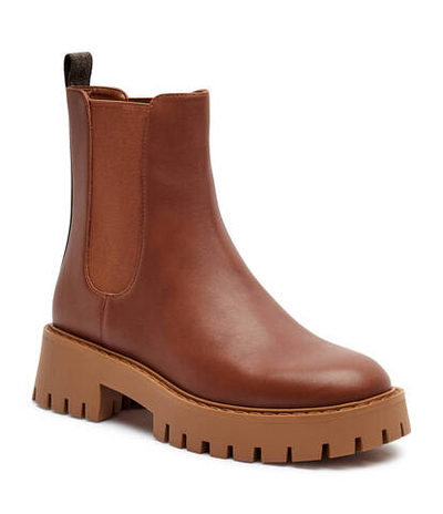 Кожаные челси Michael Kors - коричневый(40F4ASFE6L)