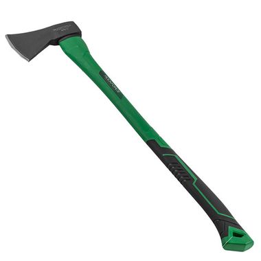 Топор с фиберглассовой ручкой и резиновой противоскользящей накладкой 1250гр. RockForce RF-A7012