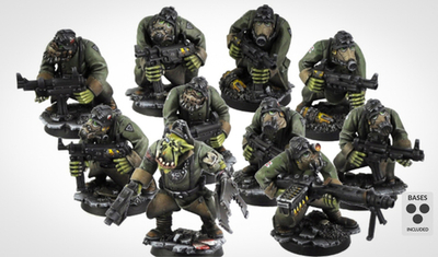 Kromlech Orc Schmeisser Greatcoat Squad