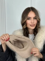 Шапка кепи зимняя с козырьком