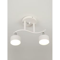 Светильник настенно-потолочный спот Rivoli Batty 7080-702 2хGX53 15 Вт поворотный | Споты-Подсветки