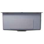 Мойка настол.монтаж 53х43 (3,0) вып 3 1/2  MIXLINE PRO 22см с сифоном (черный графит НАНО декор)