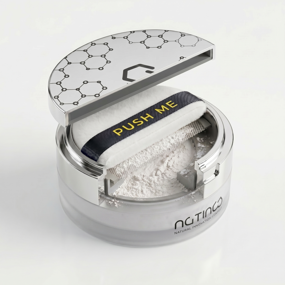 Матирующая минеральная пудра прозрачная с СПФ