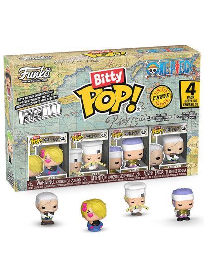 Набор Funko Bitty POP! One Piece Sanji+Zeff+Krieg+Chase (1 of 4) 4шт 86894 / Набор Битти ПОП! по мотивам вселенной "Ван Пис"