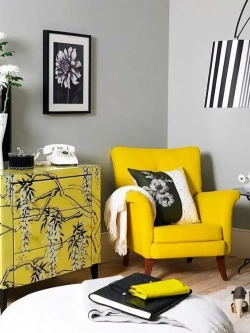 Краска для мебели без запаха цвет Мимоза SOLEX 0,75кг