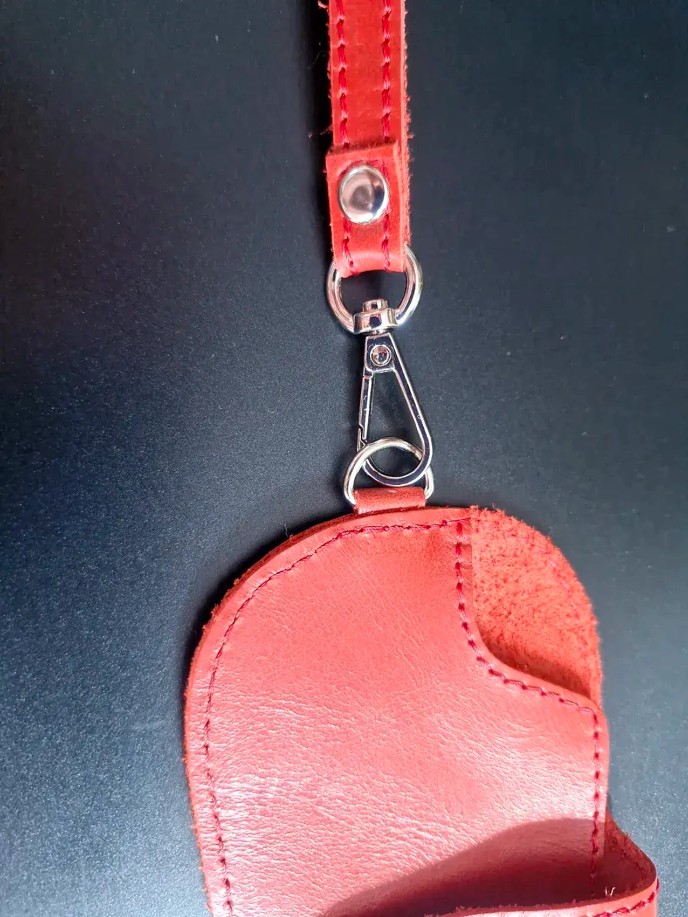 Футляр для очков из натуральной кожи коасный