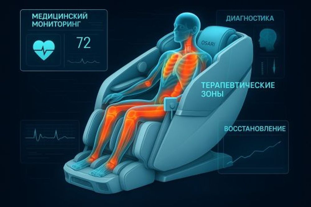 Массажное кресло OSARI Ai5 с нейро-роликами
