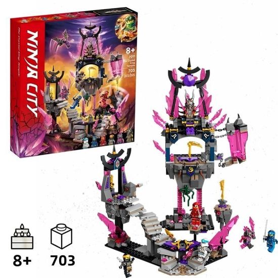 Конструктор Ninja "Храм кристального короля" 703 детали