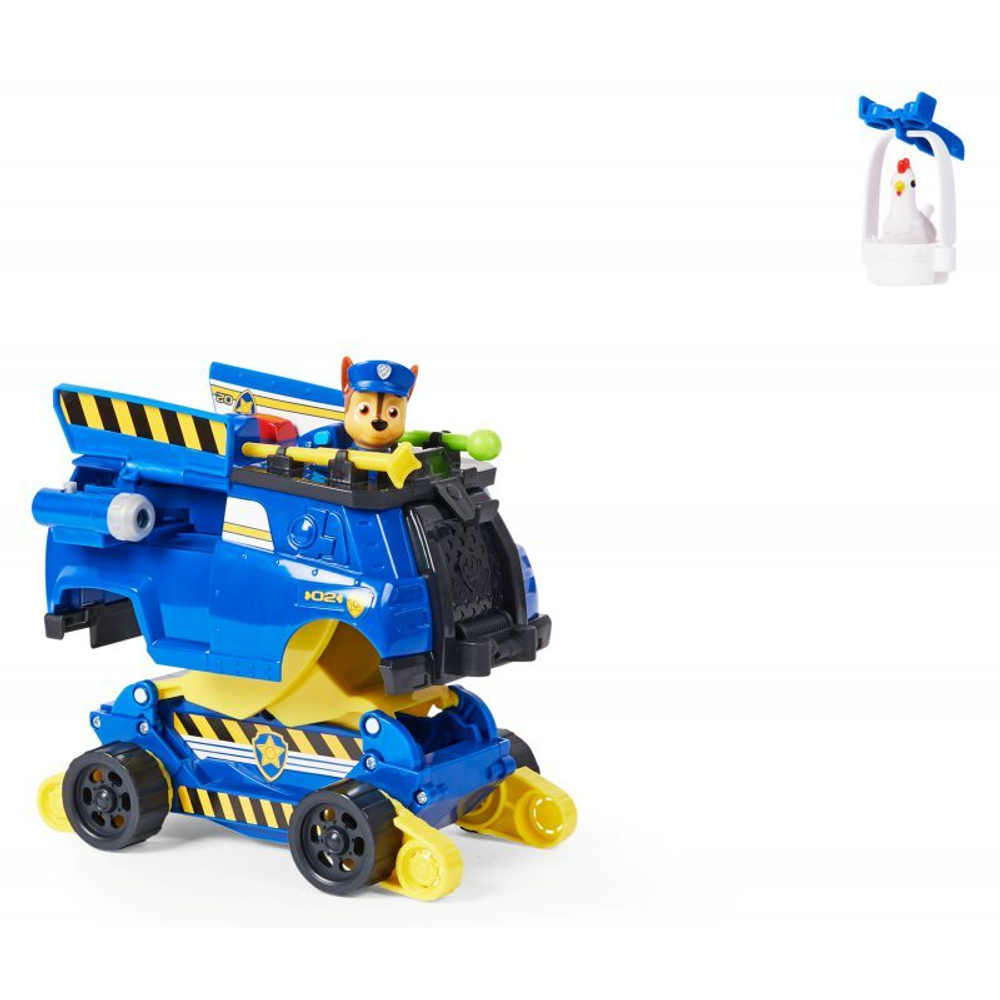 Paw Patrol - Функциональный автомобиль Полицейская машина + фигурка Чейза и аксессуары 20133577