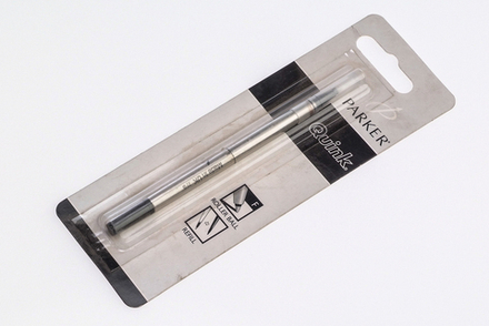 Стержень роллер 116мм "Quink RB Z01" Parker металлический корпус черный пулевидный наконечник 0.5мм