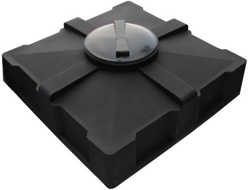 Бак для душа ( 200 л.) черный, 90116 43х88х88см