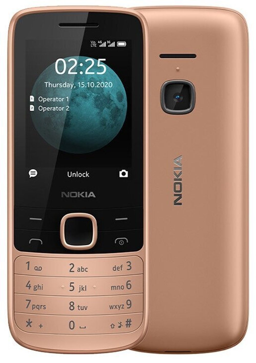 Сотовый телефон Nokia 225 4G Dual Sim (TA-1276) Sand