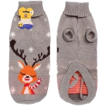 Кофта - свитер для мелких пород собак и кошек «BRO Style», оленёнок, цвет серый, р M