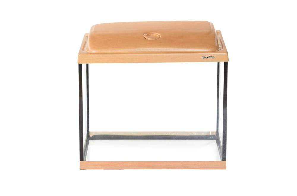 АК Аквариум 60л прямой Бук LED (50*30*40)+Крышка, свет: LEDDY TUBE Retro Fit Sunny 8вт, стекло 5/5 (