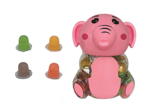 Десерт желейный "Канди клаб" ассорти (с изображением слона) 13гр*100шт*6 банок.