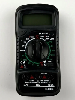 Мультиметр цифровой с прозвонкой тестер электрический автомобильный