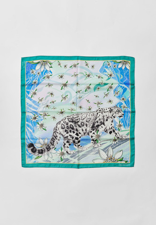 Шелковый платок BARYS GREEN 70*70