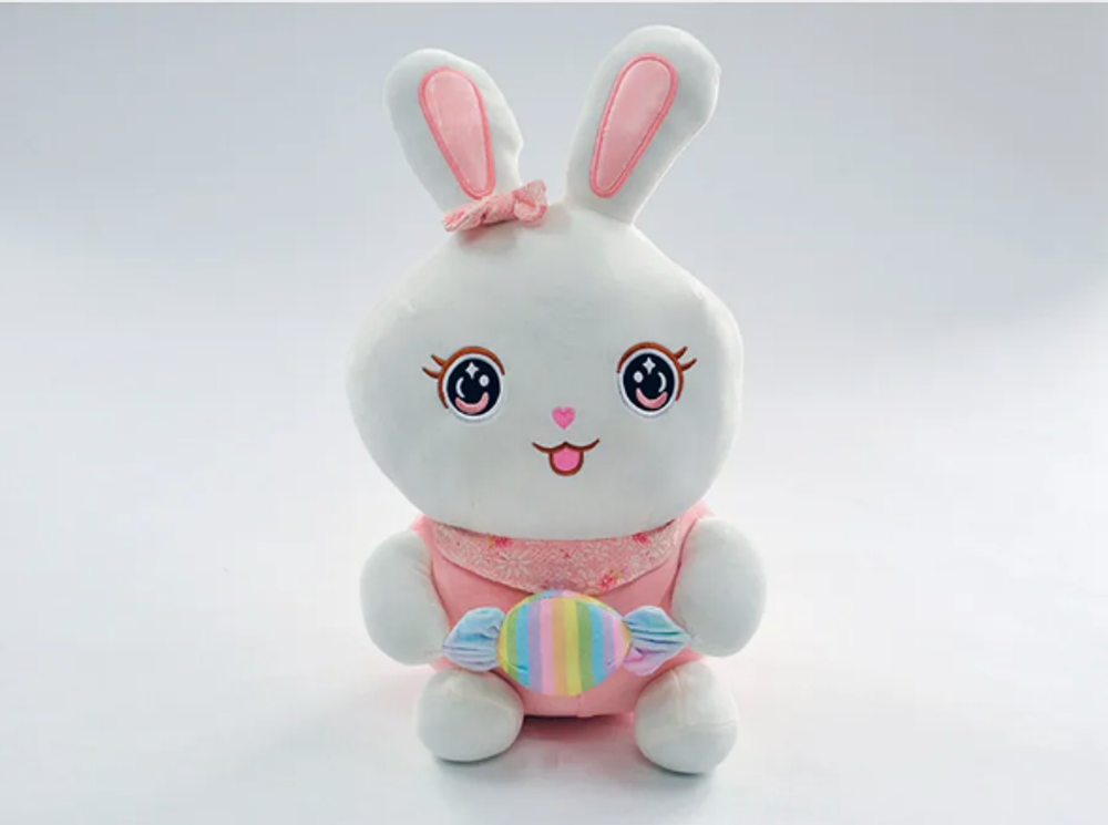 Заяц с конфетой 30x42x25см. (Hand)