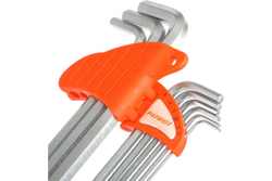 Набор ключей PATRIOT SKH-9EL, шестигранные с шаром, экстра длинные, 1,5-10мм, CRV, 9 шт 350002006