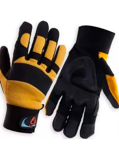 Перчатки антивибрационные Jeta Safety черно-желтые