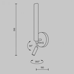 Бра с подсветкой Maytoni Combo MOD214WL-L8W3K1