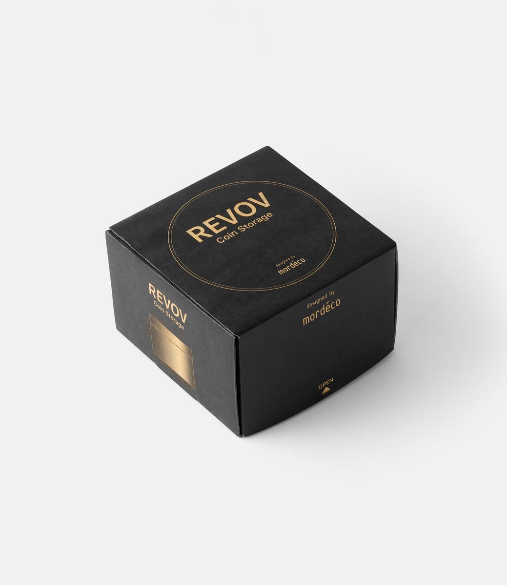Mordeco Revov Coin Storage Black — копилка для мелочей
